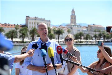 Konferencija za medije kandidata za gradonačelnika Splita Ivice Puljka