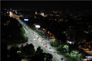 Noćna fotografija Zagreba