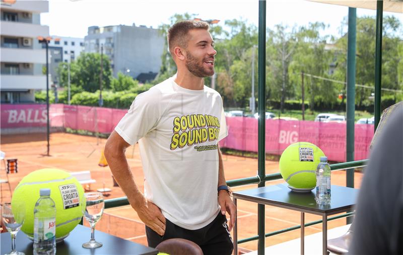 Borna Ćorić nastupa na ATP turniru Croatia Open Umag