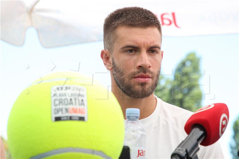 Borna Ćorić nastupa na ATP turniru Croatia Open Umag