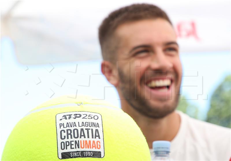 Borna Ćorić nastupa na ATP turniru Croatia Open Umag