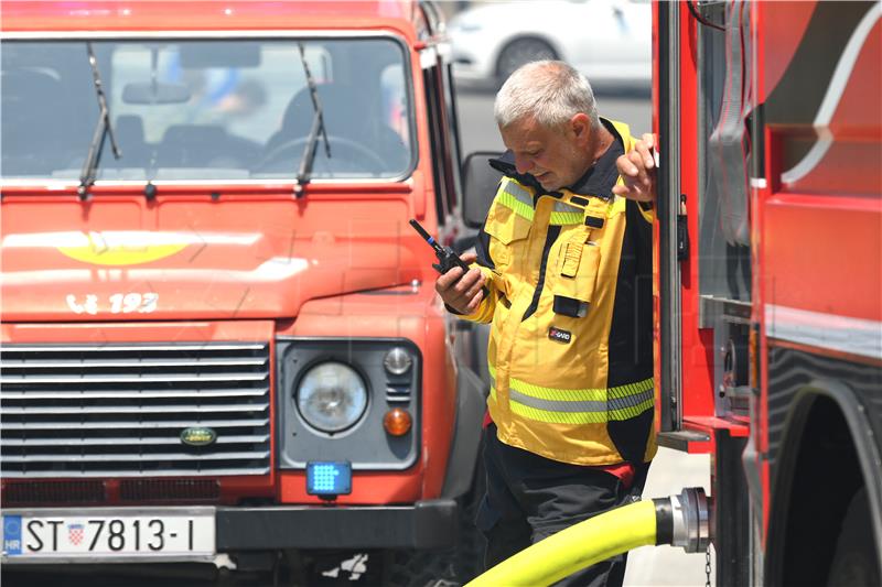 Požar kod City centra one u Splitu