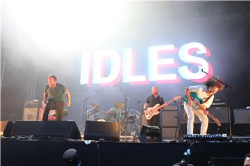 Nastup grupe Idles na INmusic festivalu