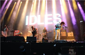 Nastup grupe Idles na INmusic festivalu