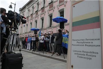 RUSSIA LITHUANIA KALININGRAD PROTEST