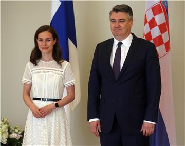 Predsjednik Milanović primio predsjednicu Vlade Republike Finske Sanne Marin