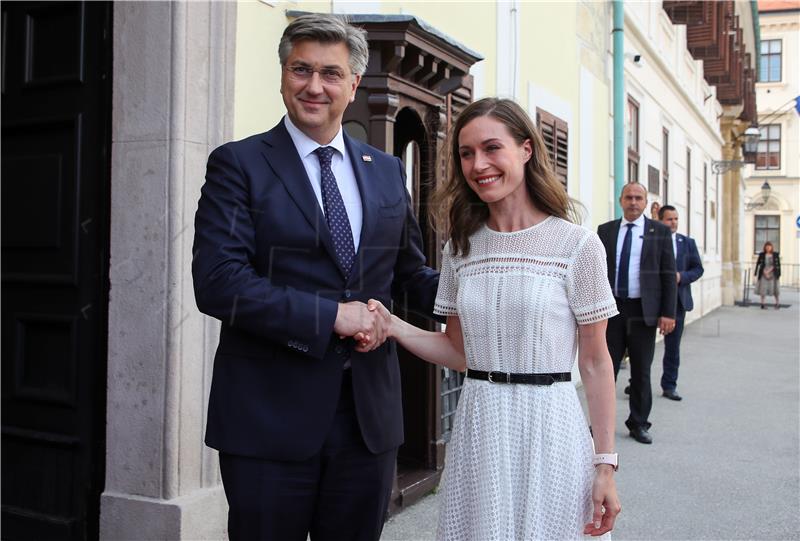 Plenković primio finsku premijerku Sannu Marin