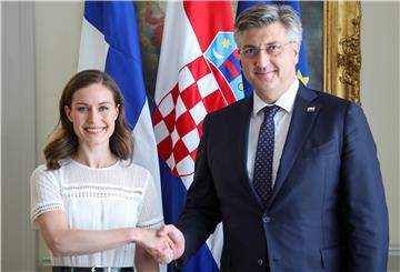 Plenković primio finsku premijerku Sannu Marin