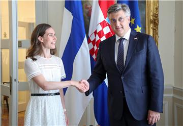 Plenković primio finsku premijerku Sannu Marin