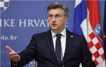 Plenković i Marin održali tiskovnu konferenciju