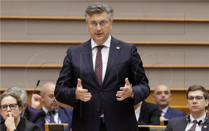 BELGIUM EU PARLIAMENT PLENARY SESSION