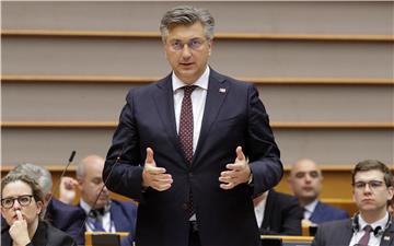 BELGIUM EU PARLIAMENT PLENARY SESSION