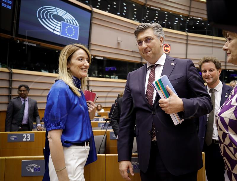 BELGIUM EU PARLIAMENT PLENARY SESSION