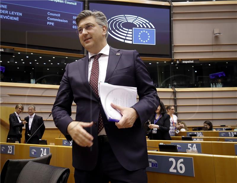 BELGIUM EU PARLIAMENT PLENARY SESSION