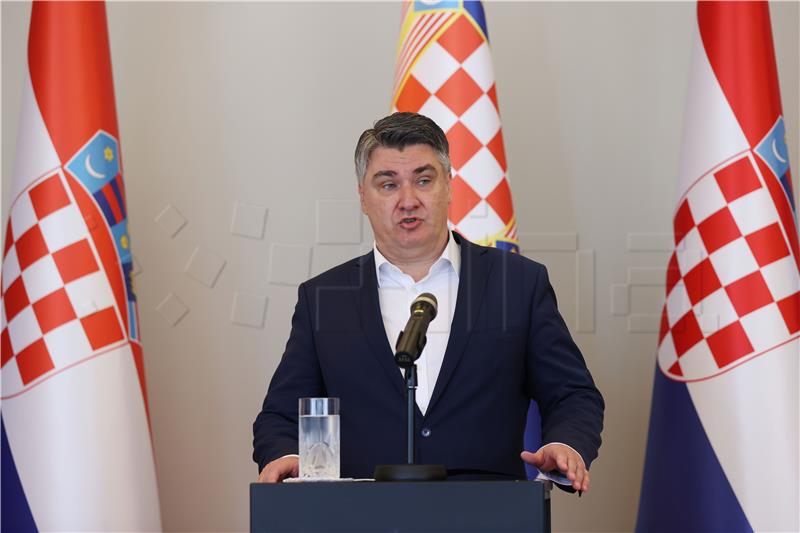 Milanović održao konferenciju za medije