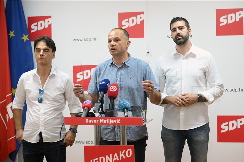 Konferencija za medije SDP-a Split