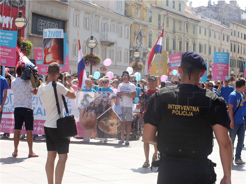 Rijeka: Održan Hod za život