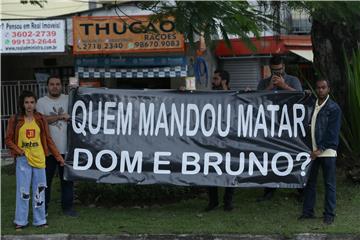 BRAZIL BRITISH JOURNALIST FUNERAL