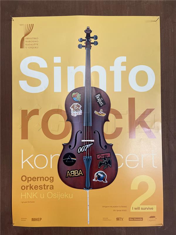 Osijek: Najavljeno održavanje "Simfo-rock koncerta 2"