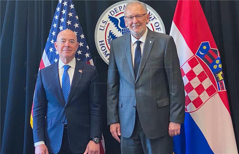 Božinović: Croatia becomes model for future functioning of US Visa Waiver Program