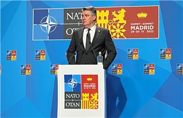 Milanović na samitu NATO-a u Madridu