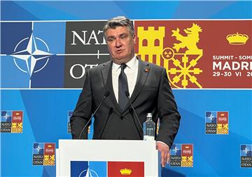 Milanović na samitu NATO-a u Madridu