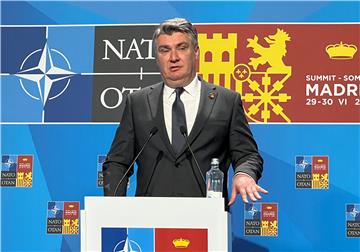 Milanović na samitu NATO-a u Madridu