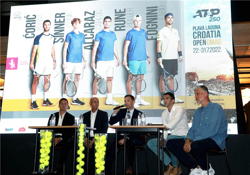 Konferencija za medije 32. ATP turnira Plava Laguna Croatia Open Umag