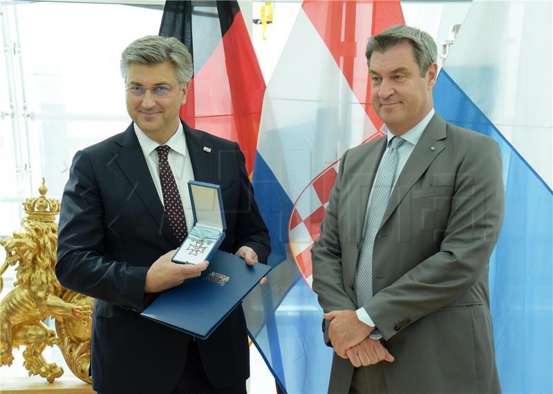 Plenković: Croatia has excellent relations with Bavaria