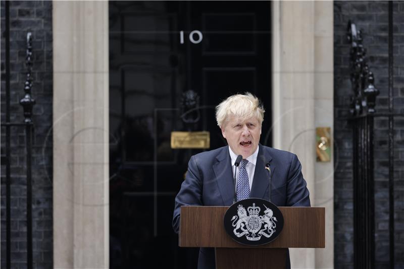 BRITAIN POLITICS JOHNSON RESIGNATION