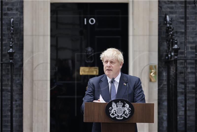 BRITAIN POLITICS JOHNSON RESIGNATION