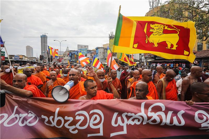 SRI LANKA POLITICAL ECONOMIC CRISIS PROTEST