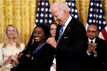 USA WHITE HOUSE BIDEN MEDAL OF FREEDOM