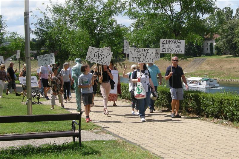 U Sisku prosvjed protiv tvrtki koje se bave otpadom