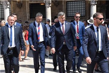 Dubrovnik: Plenković i Jandroković s Dobroslavićem i Frankovićem