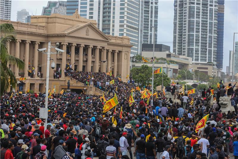 SRI LANKA CRISIS PROTEST