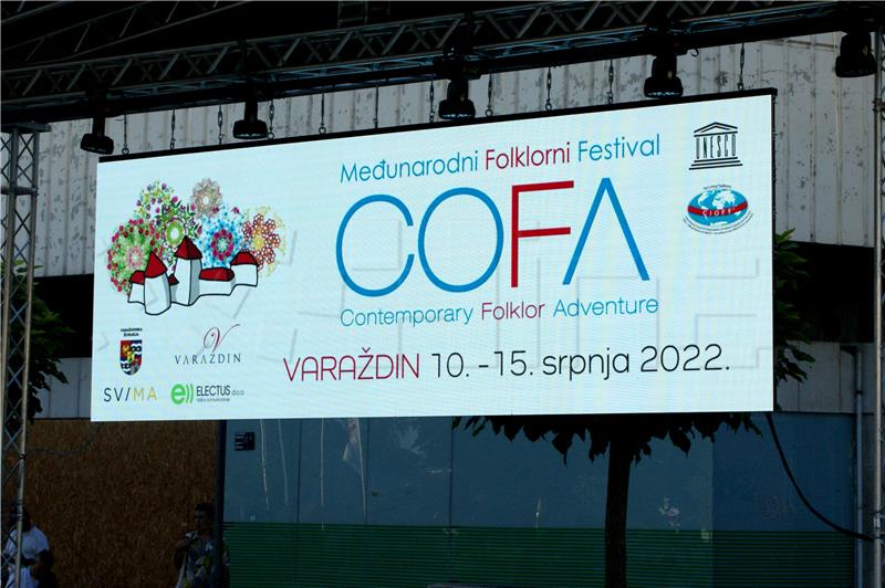 U Varaždinu otvoren prvi Međunarodni folklorni festival COFA