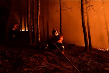 PORTUGAL WILD FIRE IN LEIRIA