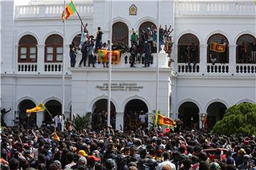 SRI LANKA CRISIS PROTEST