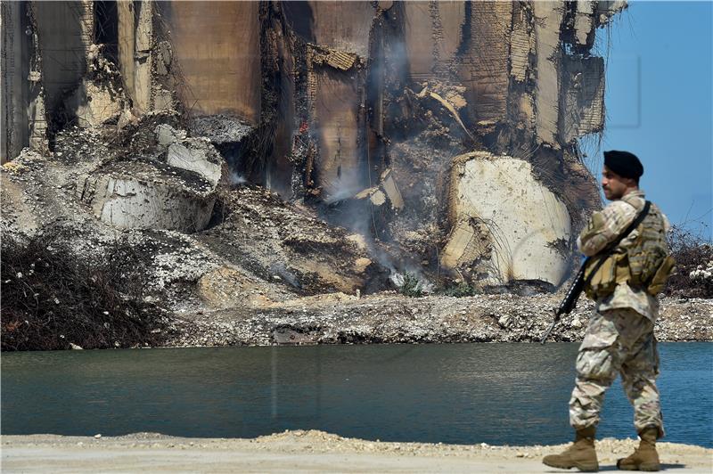 LEBANON SILOS PORT FIRE