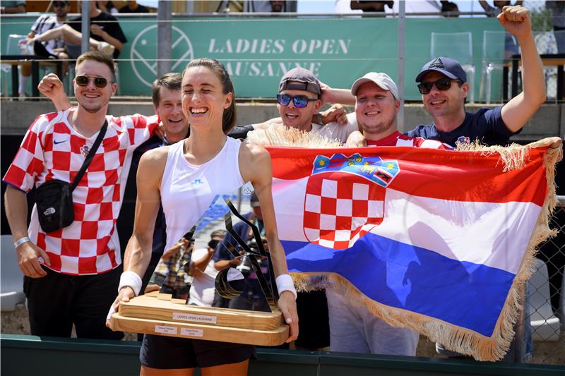 Croatia's Martić wins WTA Lausanne tournament