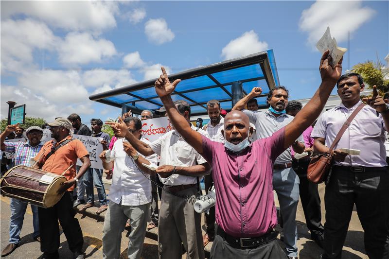 SRI LANKA CRISIS PROTEST