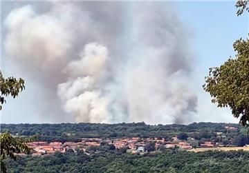 Buknuo požar kod Marčane, stigla dva kanadera