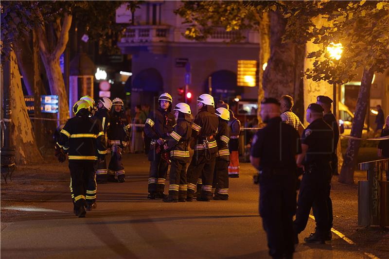 Buknuo požar krovišta u centru Zagreba