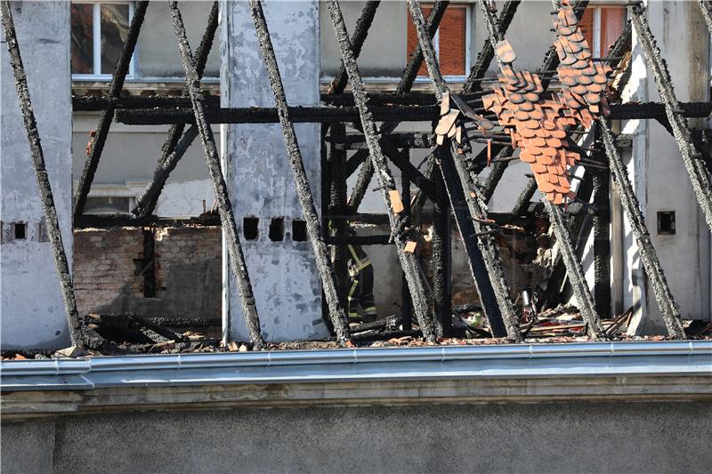 Posljedice požara u centru Zagreba