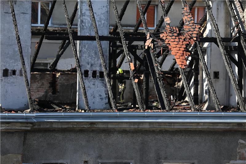 Posljedice požara u centru Zagreba