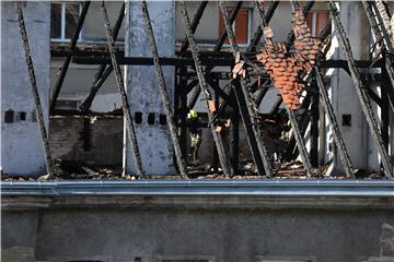 Posljedice požara u centru Zagreba