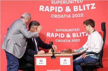 PM Plenković and world champion Carlsen open chess tournament in Zagreb