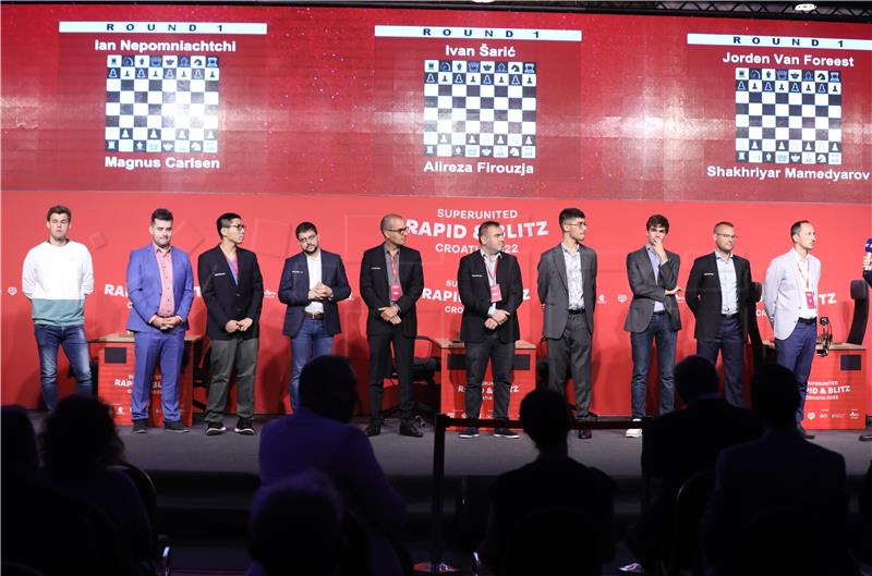 Otvorenje šahovskog Croatia Grand Chess tour Rapid & Blitz