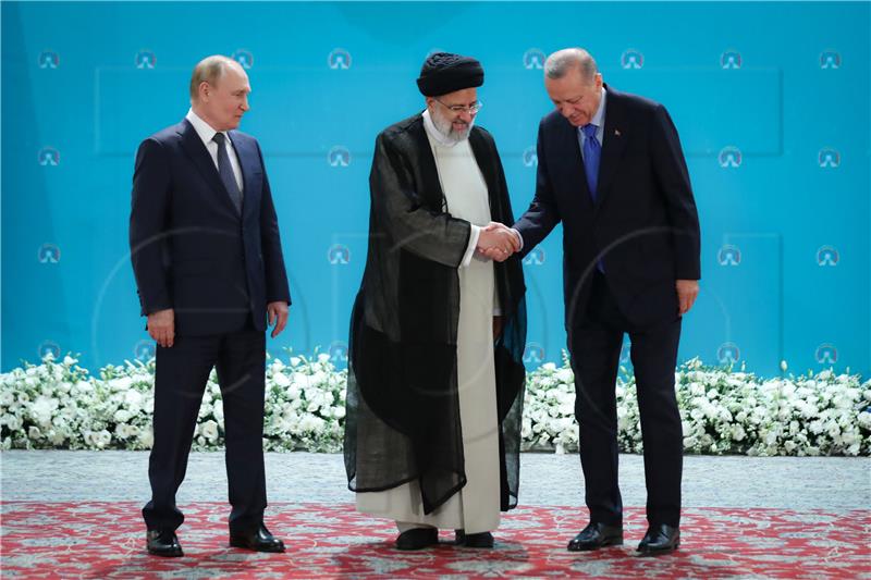 IRAN RUSSIA TURKEY SYRIA SUMMIT